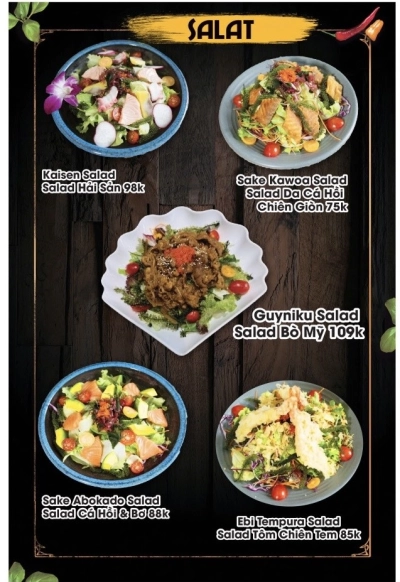Menu quán 14 