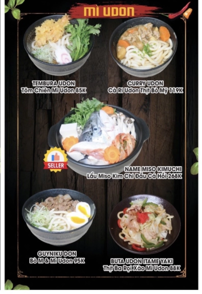 Menu quán 2